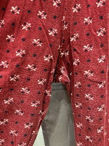 Red Patterned Lounge Pants