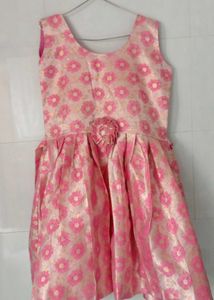 Cute Pink Floral Dress