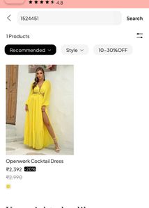 Party wear cocktail dress