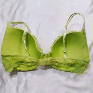 Green Lace Bra lasenza