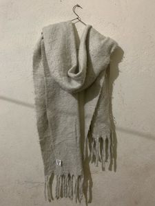 Solid Off White Scarf