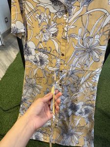 Floral Button-Down Dress