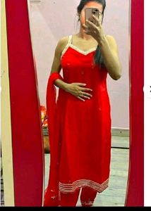 Kurti Dupatta With Bottom Set.