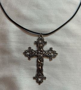 y2k cross necklace