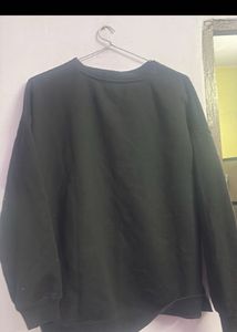 Abstract Face Graphic Sweatshirt