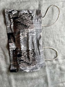 Newsprint Print Top