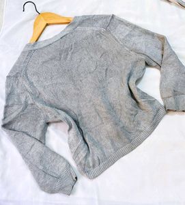 B2G2 🎁OG Mango Gray Knit Cardigan C