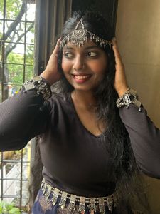 Garba special Oxidised jewelry set