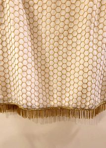 Elegant White &amp; Gold Top