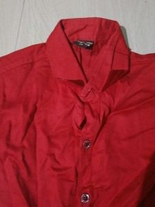 Red Casual Shirt