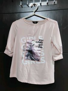 Pink Graphic T Shirt