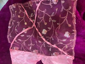 Pink Embroidered y2k top