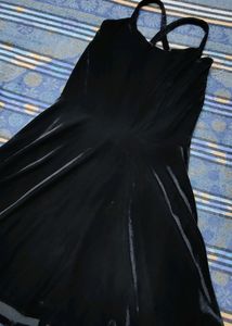 Black Velvet Mini One Piece