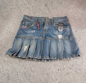 Denim Mini Skirt