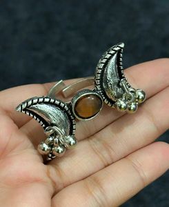 Blue Stone Bird Ring