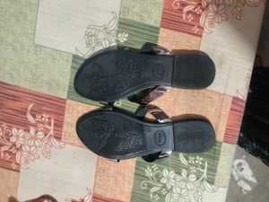 Black Criss-Cross Sandals
