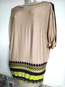 🎁Buy 1, Get 1 Free🎁L-XL Beige Tunic Top