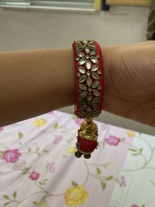 Red &amp; Gold Bangle Set