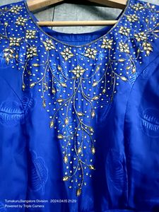 Blue Anarkali Salwar Suit