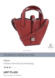 Women Mini Bucket Handbag