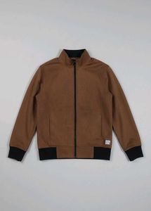 Brown Zip-Up Jacket