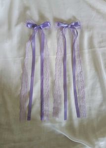 Lavender Lace Hair Clip