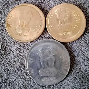 ₹5 Brass Coins &amp; ₹2 FSS Coin Shift Error
