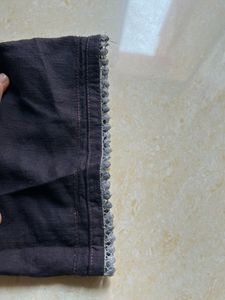 Lace Work Straight Kurta