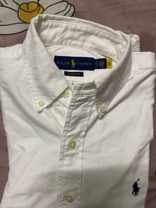 Ralph Lauren White Slim Fit Shirt
