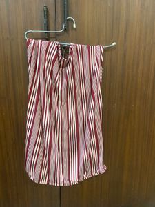 Striped Wrap Top