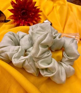 Sage Green Scrunchies