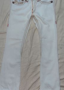 True Religion White Jeans
