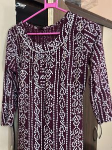 Bandhani Print Kurta
