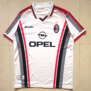 AC Milan Vintage Away Maldini Football Jersey!!