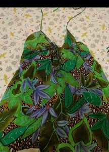 Floral Halter Sundress Savana/ Mango/ Westside