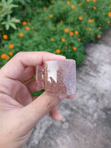 Sparkly Gold Hair Claw Clip