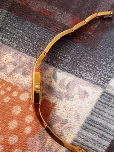 Escort Orignal Gold Tonned Bangle Womens Watch