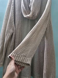 Crochet Jacket Come Sweater For Women