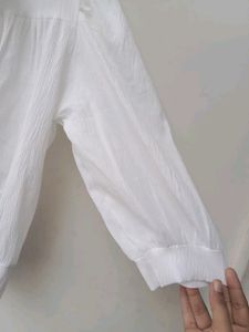 White Korean Top