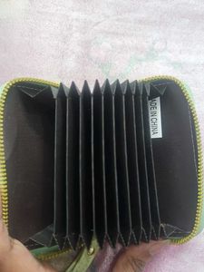 Floral Print Card Holder