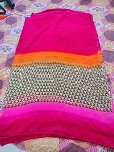 Elegant Pink Saree
