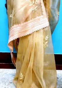 Elegant Embroidered Saree