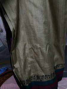 Khadi Look Saree