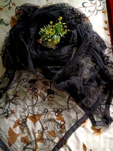 Elegant Black Lace Shawl