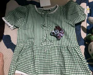 Trendy Light Blue Top