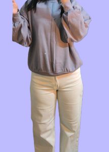 Lavender Oversized Sweatshirt