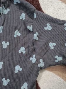 Cute Mickey Printed Top