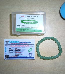 green aventurine crystal bracelet