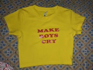 Newme Yellow Crop Top