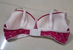 Dark Pink Soft Lightly Padded Bra